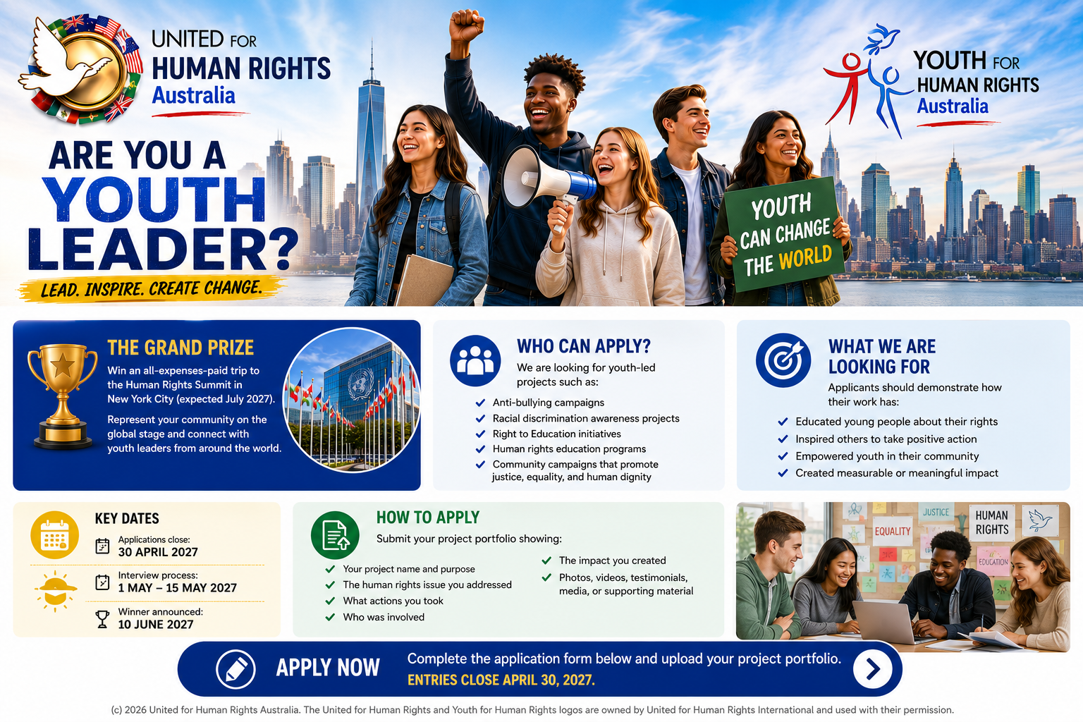 Youth for Human Rights New York Summit